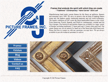 Tablet Screenshot of cjframes.com